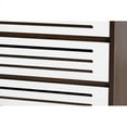 thumbnail image 5 of Baxton Studio Meike Mid-Century Modern Two-Tone Walnut Brown and White Finished Wood 6-Drawer Dresser, 5 of 7