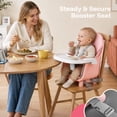 thumbnail image 6 of HARPPA High Chair for Baby Girl, 8-in-1 Convertible Feeding Chair for Babies and Toddlers, Pink, 6 of 10