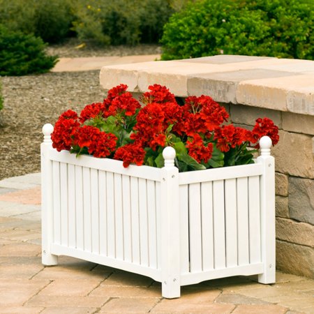 28-Inch Solid Wood Lexington Rectangular Planter Box