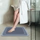 thumbnail image 4 of Xihbxyly Ventas Compras en línea Alfondo terciopelo de cristal, absorbente absorbente, aislado rápido, respaldo de goma, antideslizante, lavable, para baño, alfombra de ducha para delante de la bañer, 4 of 4