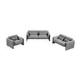 thumbnail image 6 of Meridian Furniture Stylus Grey Boucle Fabric Sofa, 6 of 18