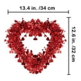 thumbnail image 2 of Liquidation! Couronne de Roses Artificielles de la Saint-Valentin, 2 of 2