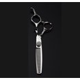 thumbnail image 1 of Tijeras plateadas de 6,0 pulgadas, tijeras de peluquería con forma especial, tijeras de corte de pelo, corte plano, corte de flequillo, 1 pieza Botao, 1 of 5