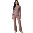 thumbnail image 1 of Conjunto de Suéter y Pantalón Acanalado Diseño Elegante y Versátil para Mujer, 1 of 5