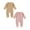 Pink 1PCS & Khaki 1PCS, variant on Baby Bodysuit Romper Pajamas Jumpsuit Thin Long Sleeves Bodysuits New Born Clothes Baby Boy 3PCS