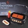 thumbnail image 2 of Parrilla giratoria para hot dogs Kusini para 8 hot dogs y panes, 2 of 7