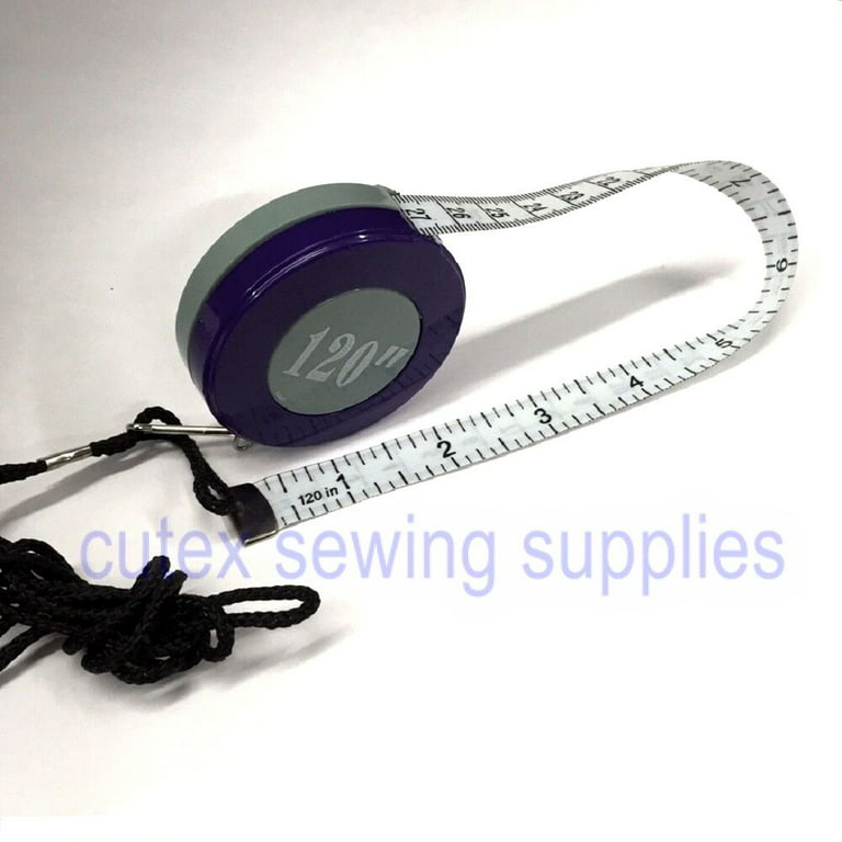 Sullivans Plastic Retractable Fiberglass Tape Measure - 120 - Metric/Inches