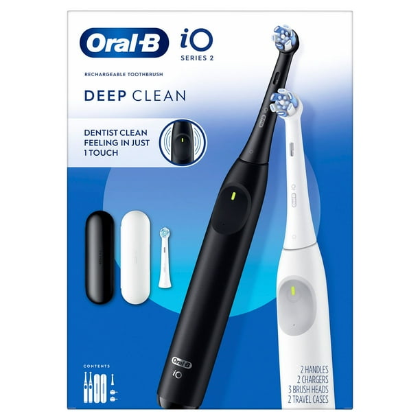 Oral−B IOG52J62KBK BLACK Oral-B iO Series 2 Rechargeable Electric Toothbrush, Night