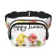 thumbnail image 1 of Fotbe Hello Summer Gnome Cangurera Cuadrada con Estampado de Doble Capa, Bolsa de Cintura Ajustable Mini para Hombres y Mujeres, 1 of 9