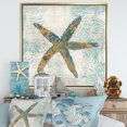 thumbnail image 3 of Coastal Pastel seashells III - Vintage Nautical Framed Canvas, 3 of 3