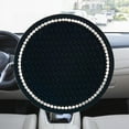 thumbnail image 4 of Posavasos para coche con forma de diamante, de silicona, antideslizante, con pegamento suave y diamantes de imitación, suministros creativos para posavasos de coche, 4 of 6