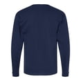 thumbnail image 6 of Hanes Essential Long Sleeve T-Shirt, Men's Crewneck Classic Fit Tee, Athletic Navy, M, 6 of 6