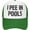 Green, variant on I Pee in Pool Funny Swimming Trucker Hat Women Mesh Baseball Cap Cowboy Hat Men Dad Hat AdjustableHat Black