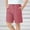 Pink, variant on HAOTAGS Toddler Boys Girls Shorts, Summer Cotton Linen Shorts with Pockets Casual School Shorts Khaki 9-10Years
