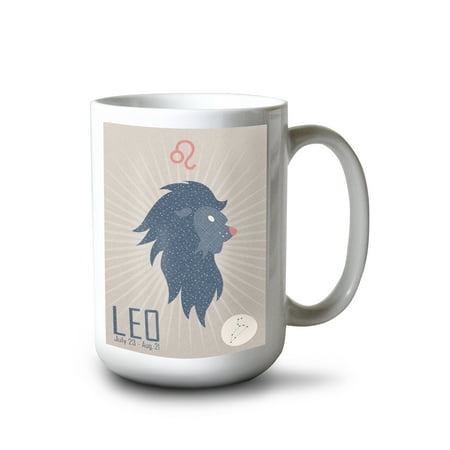 

15 fl oz Ceramic Mug Leo Woven Zodiac Dishwasher & Microwave Safe