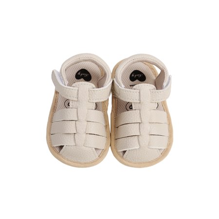 

Binpure Infant Baby Girls Closed-Toe Sandals Non-Slip Summer Beach Flat Shoes