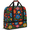 Multicolour 1, variant on Herdesigns Boho Flower Foldable Travel Duffle Bag for Women and Men Lightweight Carry On Overnight Bag Colorful Floral Gym Luggage Weekender Bags with Shoe Compartment