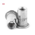 thumbnail image 1 of Noref M3-M8 Flat Head Threaded Blind Rivet Nut Insert Nutsert Screw Stainless Steel,Blind Rivet Nut, 1 of 2