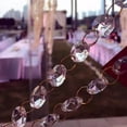 thumbnail image 1 of OULII Octagonal Acrylic Beads White Plastic Clear Beads String for Crystal Wedding Tree Decor, 1 of 6