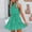 B125 Green summer dresses for women Clearance Under $5, variant on Xqxayjr Ladies Summer Floral Polka Dot Print Short Boho Ruffle Belted Sundress Wedding Guest Dresses Under $10 Casual Sleeveless Halter Neck Going Out Church Dress