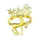thumbnail image 3 of 6 anillos de servilleta de ciervo navideño, hebillas de servilleta, decoración de mesa para bar Oro, 3 of 9