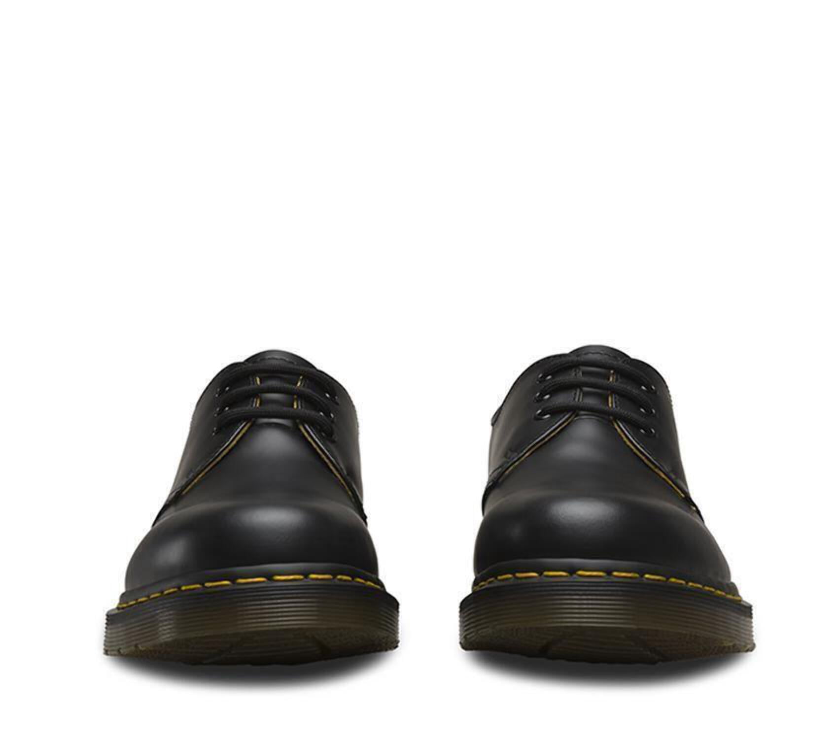 Dr. Martens Leather Oxford Shoes, 1461 3-Eye, Black, Casual, Men