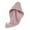 Pink, variant on WNFJR Microfiber Hair Towel Wrap – Quick Dry Turban for Wet, Curly, Thick Women's Long Hair – Absorbent and Gentle Styling