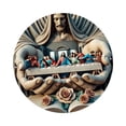 thumbnail image 3 of Cuadro Circular de Jesús en La Última Cena, Arte de Pared 2D, Diámetro de 20cm para Decoración, 3 of 9