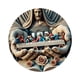 thumbnail image 4 of Cuadro de pared circular de acrílico 2D de La Última Cena de Jesús, diámetro de 20cm, decorativo con cuerda colgante para jardín, Patio, multiusos, 4 of 8