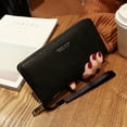 thumbnail image 1 of Cartera larga para mujer, bolso coreano, tarjetero multifunción, bolso para teléfono móvil, monedero, cartera para mujer, 1 of 6