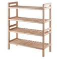 thumbnail image 2 of Winsome Mercury 2-Piece Stackable Shoe Rack, Natural Finish, 2 of 11