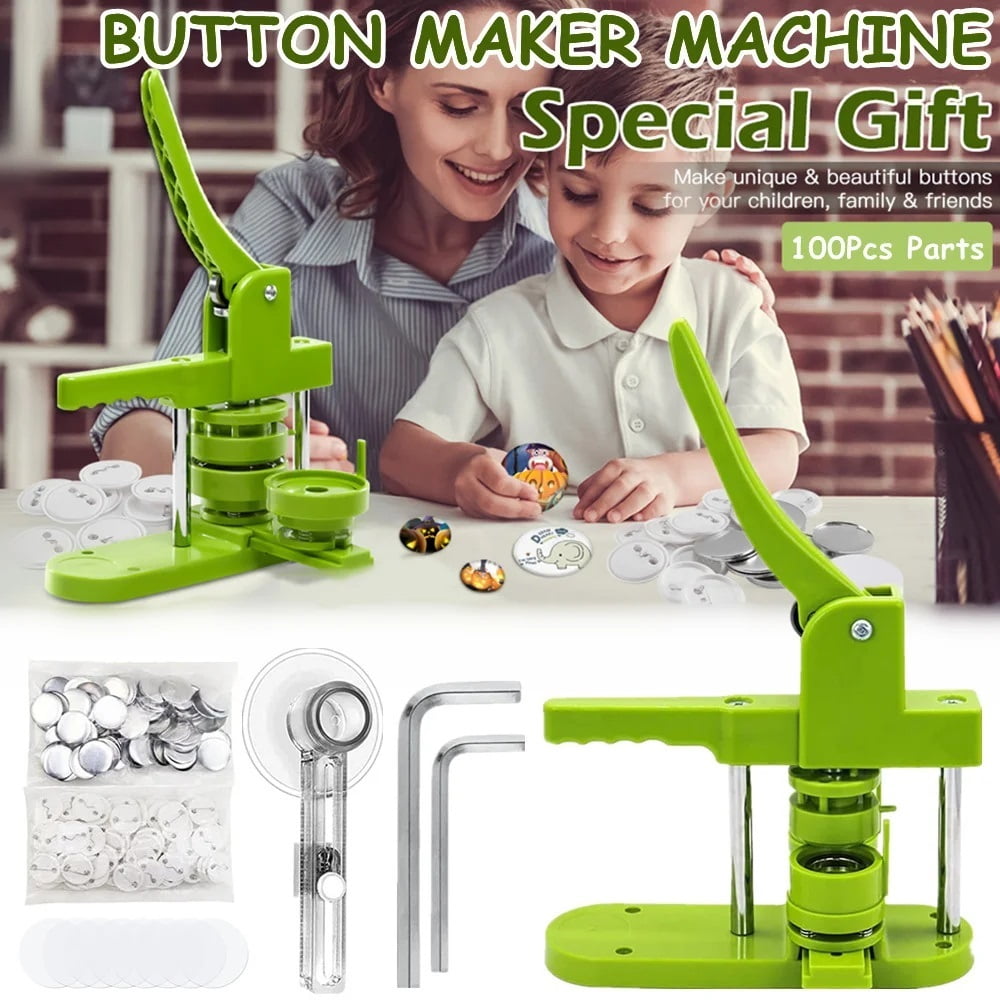 32MM Badges Button Maker Machine Set, DIY Pin Badges Button Press ,Beginner-Friendly