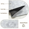thumbnail image 6 of Area Rug for Living Room, Grey Spring Floral Non-Slip Indoor Ex Large Carpet for Bedroom/Dining Room, Modern Abstract Art Farmhouse Washable Low-Profile Rectangle Floor Runner Rugs - 8 x 10 Ft, 6 of 7