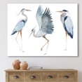 thumbnail image 1 of Designart Heron Birds II Canvas Wall Art, 1 of 4