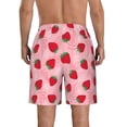 thumbnail image 3 of Naloa Strawberry Men's Beach Shorts, Surfing shorts, Swim trunks, Quick Dry Swim Trunks for Surfing Beach Fun - XX-Large, 3 of 9