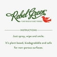 thumbnail image 3 of Rebel Green Natural All-Purpose Cleaning Spray - Peppermint & Lemon Scent - (16 Ounce Bottles, 2 Pack), 3 of 9