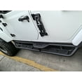 thumbnail image 5 of This Is Only a Part of the Product, Running Boards Compatible with Jeep Wrangler JL 4 Doors 2018-2025, 6" 2-Stairs Side Step Rails Coated Black Carbon Steel Nerf Bars,Car Engine Parts, 5 of 6