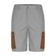 thumbnail image 5 of Mens Casual Pantalones Cortos Color Sólido Algodón-Lino Botón Multi-Bolsillo Grande Bolsillo Ropa de Trabajo Medio Pantalones Cortos, Pantalones Casuales de Poliéster, 5 of 6
