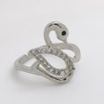 thumbnail image 4 of Silver Rings Swan Fashional Design Personalize Ring Gift for Girls Lover Daughter, 4 of 9