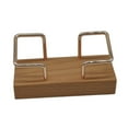 thumbnail image 3 of Organizador de de madera de escritorio para accesorios de restaurantes 4.3x2 pulgadas Marrón, 3 of 8