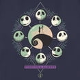 thumbnail image 2 of Women's The Nightmare Before Christmas Forever & Always Couple Graphic Tee Navy Blue Medium, 2 of 4