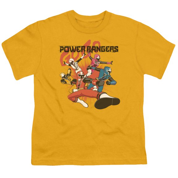 Power Rangers - Attack - Youth Short Sleeve Shirt - X-Large