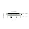 thumbnail image 3 of tredstone 6 Pieces Office Modern Style Sink Overflow Cover Rings with Filter Kitchen Bathroom Basin Hole Insert Cap Covers Drain Lid Flat oval, 3 of 9