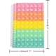 thumbnail image 2 of Push Bubble Notebook Con Llavero Pen Cap Suministros De Silicona Set College Ruled Paper Stress Relief Gift Para La Escuela Home College Office Advancent EL017371-03, 2 of 5