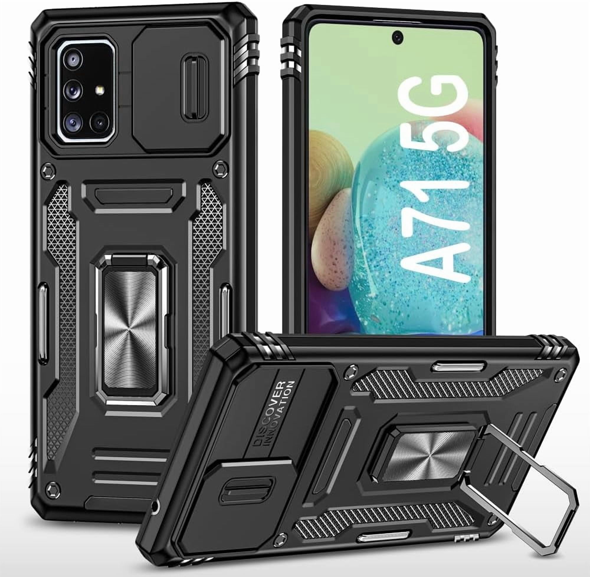 HCTian for Samsung Galaxy A54 5G Case,Galaxy A54 Case with Kickstand Camera Cover Slide,Military Rugged Heavy Duty Shockproof Shell A54 5G Phone Cases,