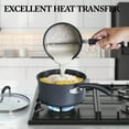 thumbnail image 5 of Cook N Home Professional Pots and Pans Nonstick Hard Anodized Cookware Set,  Dishwasher Safe with Stay-Cool Handles, 10-Piece, Black, 5 of 13