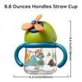 Bc Babycare Transition Baby Bottle, Straw Sippy Cup, 9.15oz, Unisex, 12month+