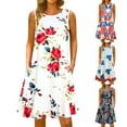 Audhol Dresses for Women Women's Floral Camouflage Print Spring and