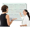 thumbnail image 2 of Yearly 34"x46" Glass Whiteboard Calendar Planner White Board 12 Month Dry Erase Calendar for Wall Glass Calendar Whiteboard Large Wall Calendar, 2 of 6