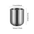 thumbnail image 3 of Double Wall Insulated Stainless Steel Cup 300ml, Thermal Coffee Mug Travel Drinkware for Hot Cold Beverages Portable Durable Cup, 3 of 7